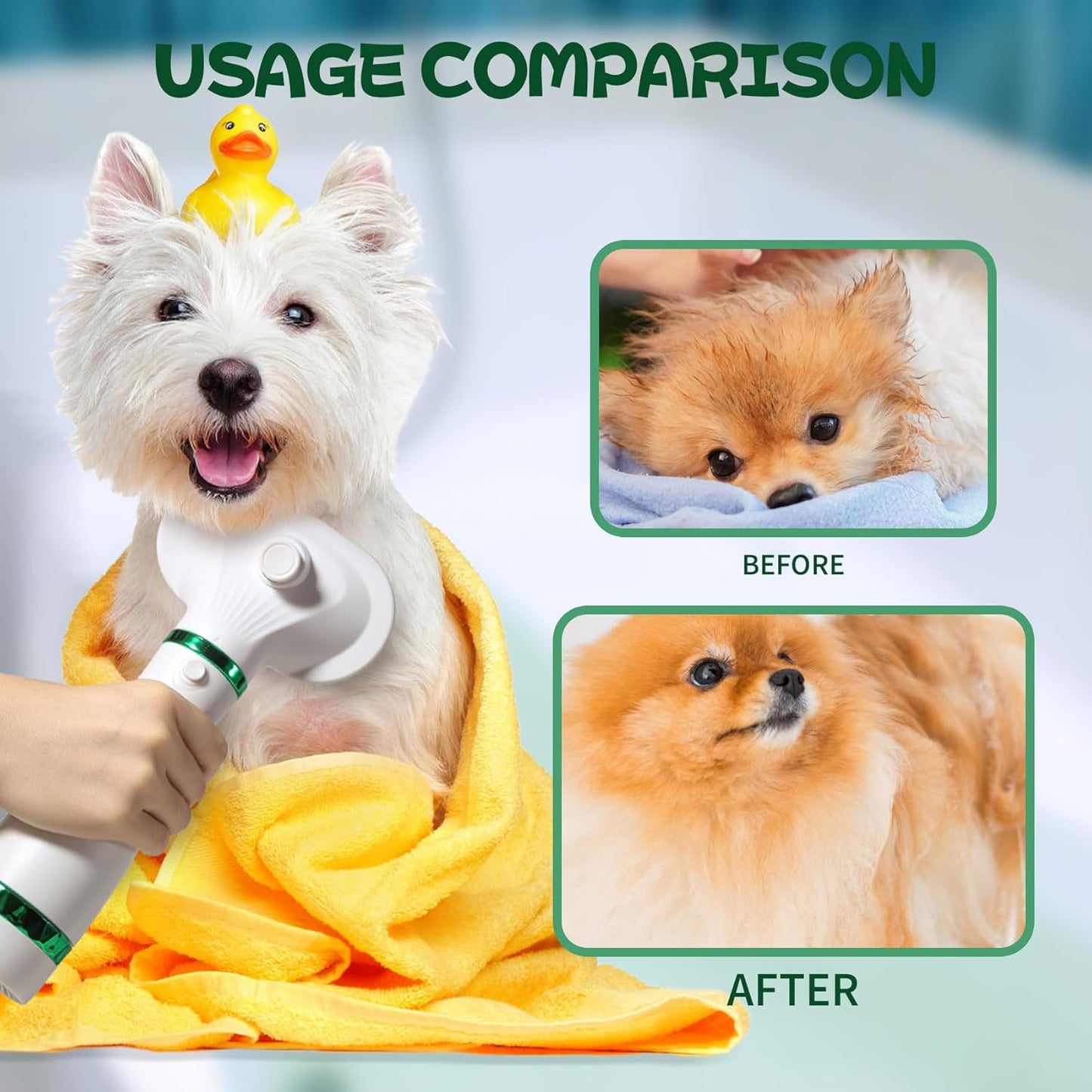 Cepillo secador para mascotas + Envío Gratis